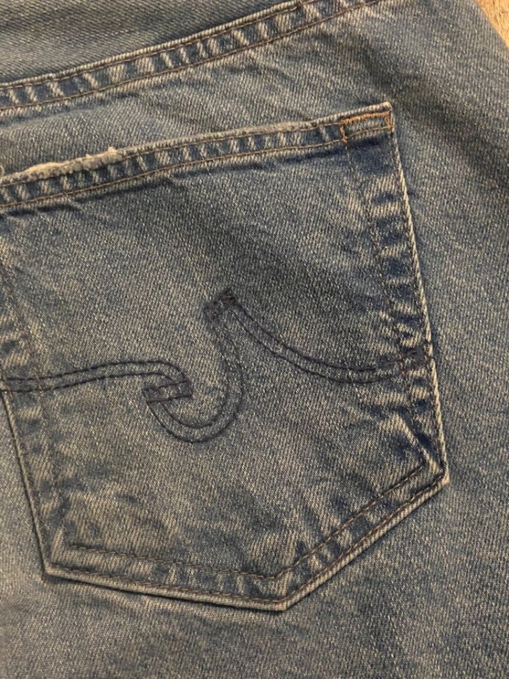 AG Adria Low Rise Wide Leg Jeans in Great Shape 30 (Size 10) - $40 - Picture 13 of 14
